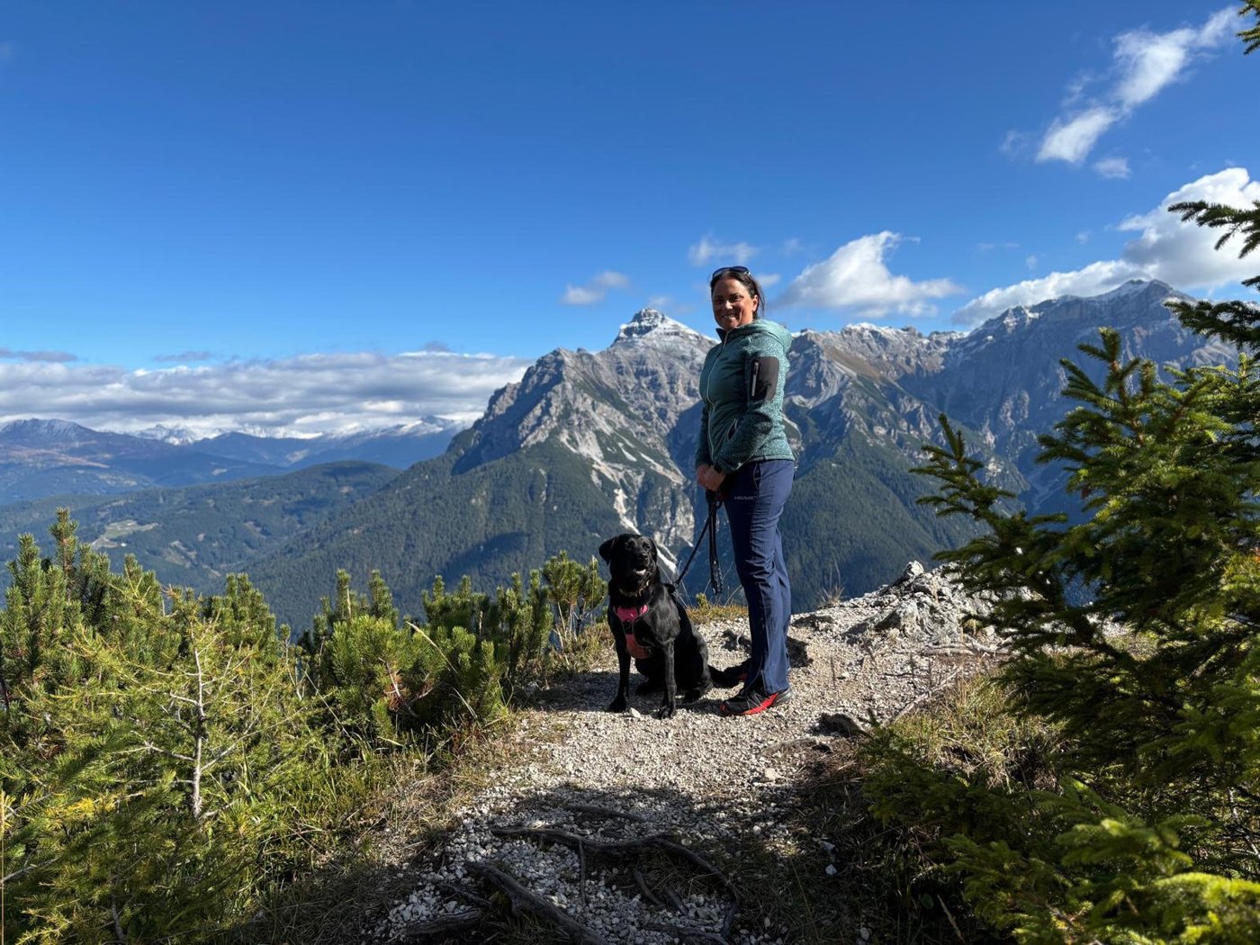 Kristin Stabel beim Wandern in den Bergen