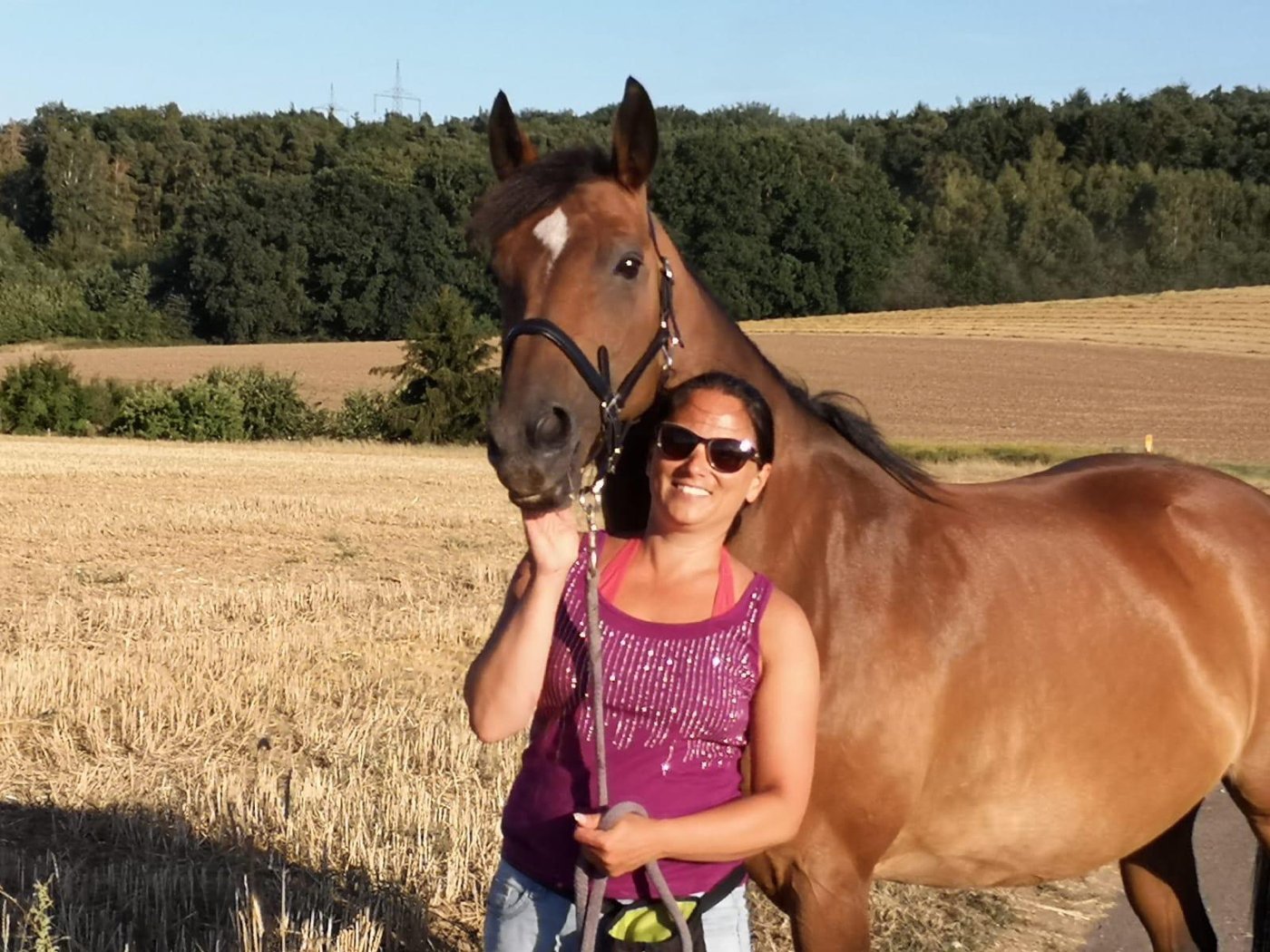 Kristin Stabel mit ihrem Pferd